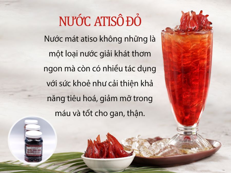 Nước Atiso đỏ là thức uống thanh nhiệt rất tốt cho sức khỏe