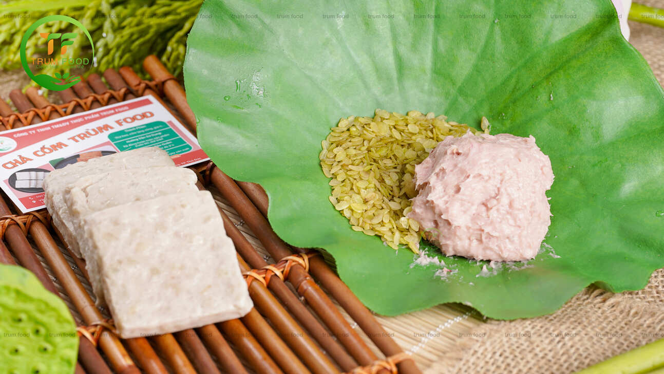 nguyên liệu làm chả cốm