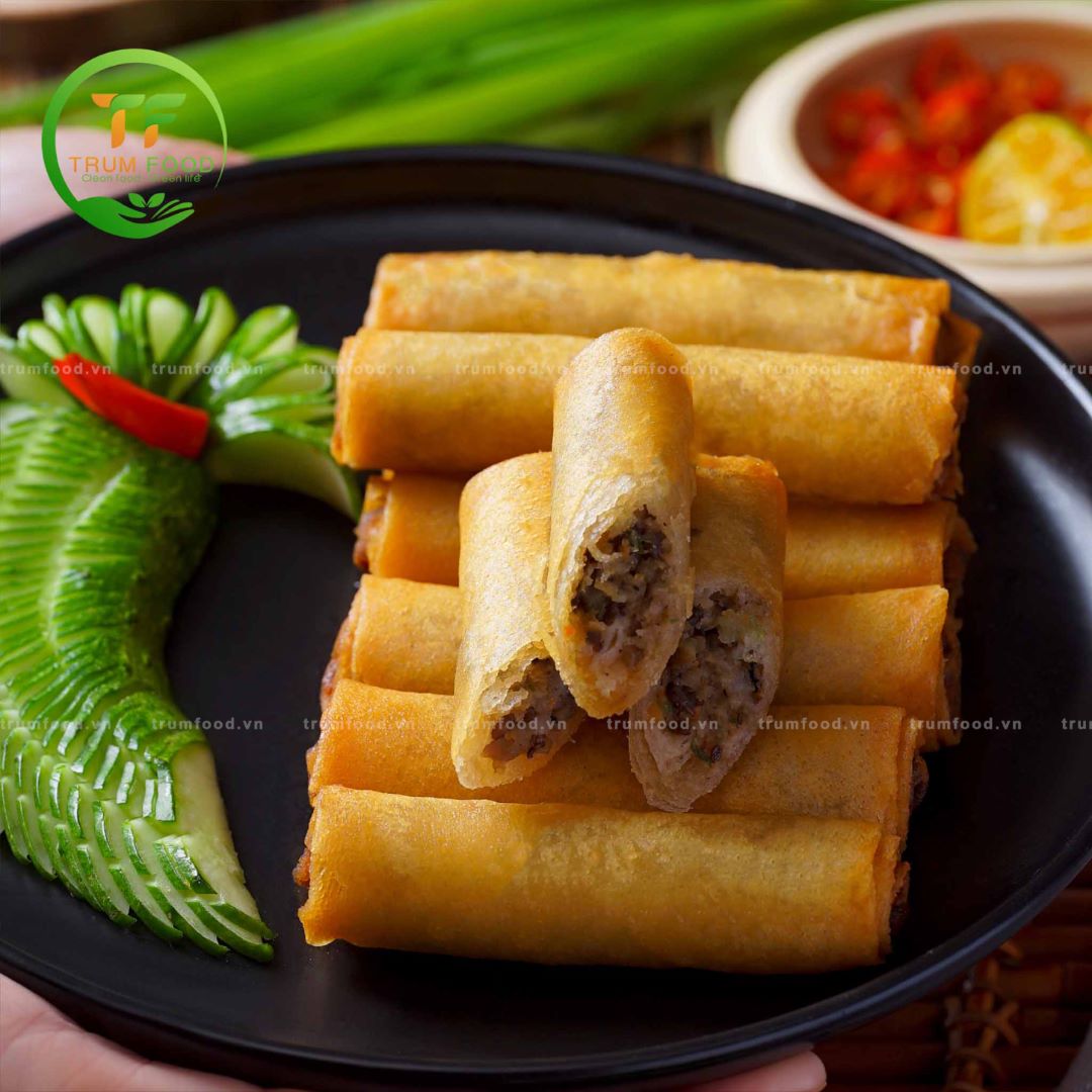 Chả giò thịt thơm ngon giá rẻ chất lượng - Trùm Food