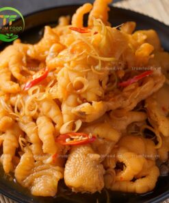 Chân gà sốt thái rút xương