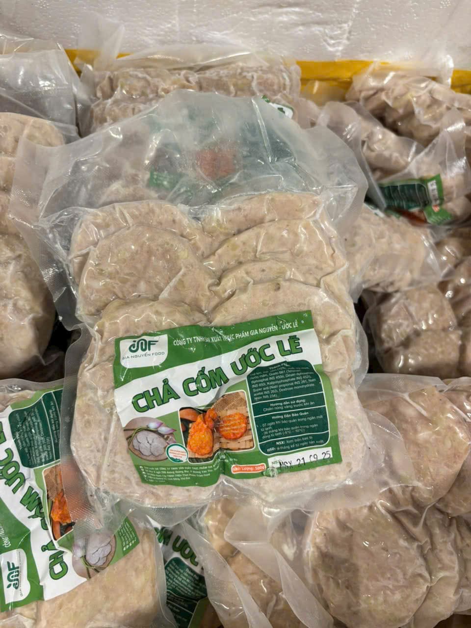 chả cốm ước lễ chuẩn vị 