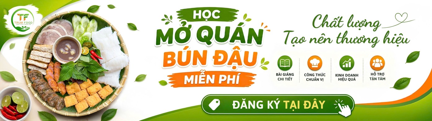 học mở quán bún đậu cùng trumfood